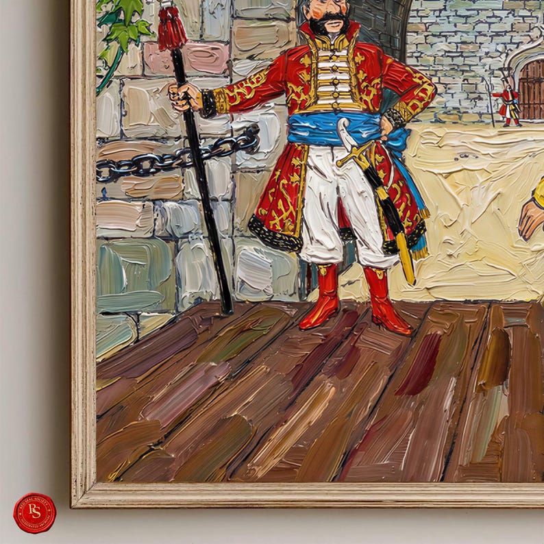 King Ottokar's Sceptre Poster, Le Sceptre d'Ottokar Poster, Tintin Poster, Tintin Wall Art, Tintin Print, Adventures of Tintin Art, gift image 3