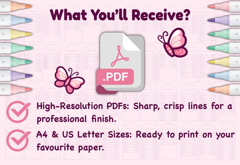 Ohuhu Honolulu 320 Chromatic Swatch Card Template, NEW + OLD Codes with Names, Ohuhu Alcohol Marker Organizer image 3