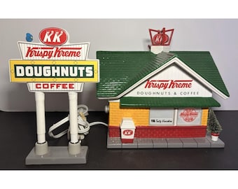 Reparto 56 Negozio di ciambelle Krispy Kreme di Snow Village n. 55071, chiuso nel 2001