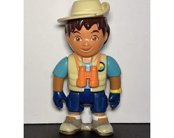 Figura de acción de Go Diego Go Safari, juguete de rescate de animales, Dora la Exploradora 2005