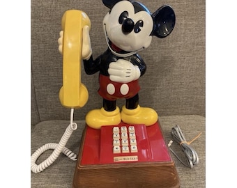 Vintage Western Electric Yellow Donut Phone, Vintage Bright Yellow