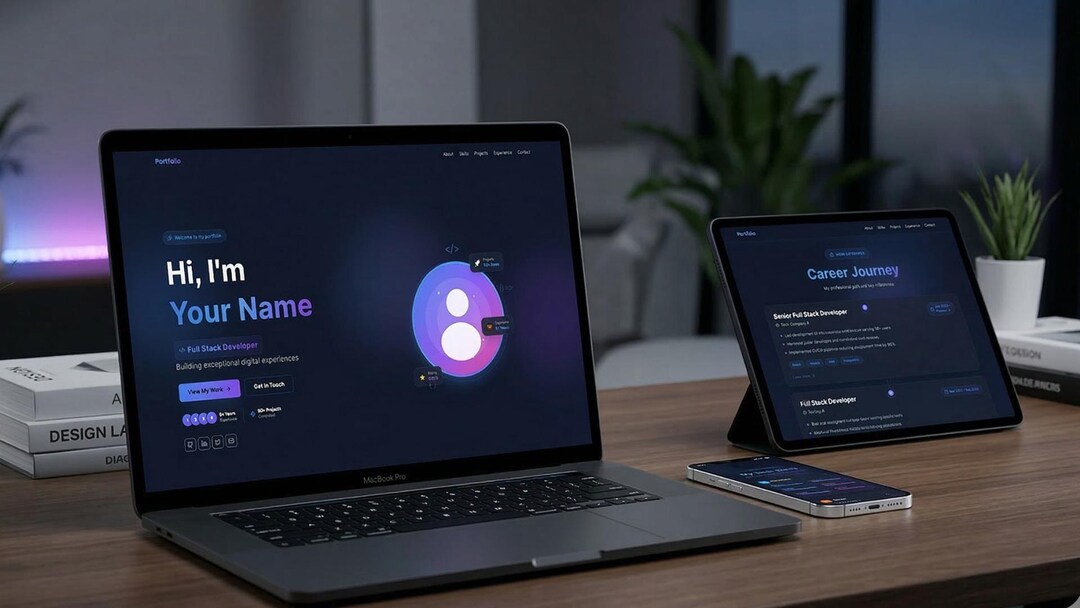 Modern Portfolio Website Template, Next.js Typescript Tailwind CSS ...