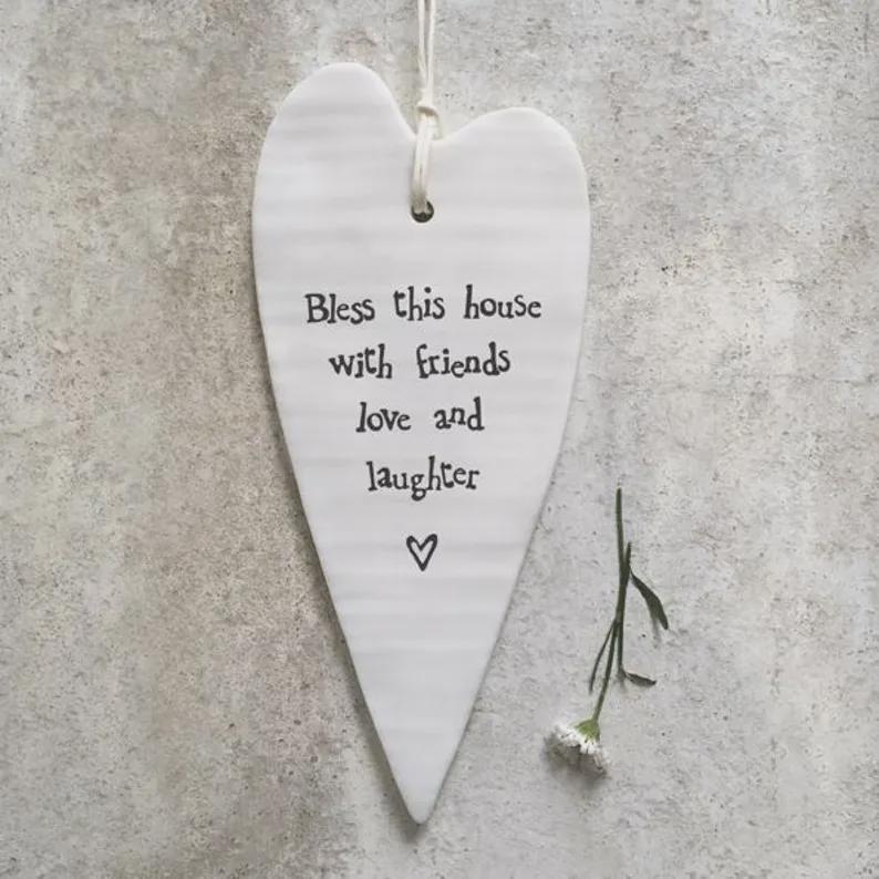 Porcelain Bless This Home - Etsy