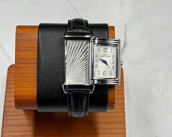 Montre à quartz reverso bracelet en cuir montre en parfait état envoie rapide depuis la France