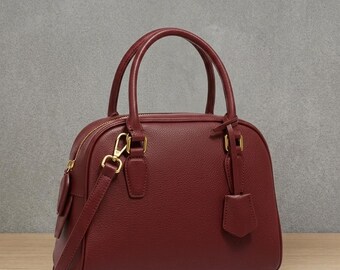 Echtledertasche neue stilvolle handgemachte Umhängetasche für Frauen
