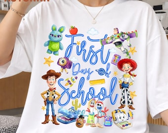 Toy Story First Day of School Watercolor Design (Digital Download)