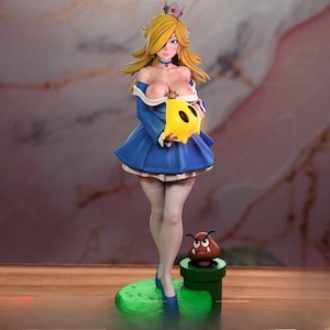 Princesa Estelar Celestial – Estatua Guardiana Cósmica STL