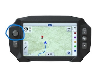 Perilla de joystick de pantalla 7S compatible con Polaris – Botón de control de repuesto – Pieza impresa en 3D