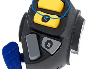 Botón interruptor calentador de mano o pulgar para Ski-Doo, componente de interruptor de control de repuesto