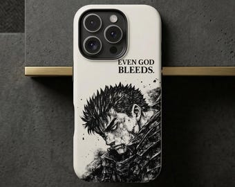 Funda de teléfono estética Berserk Manga para iPhone 17, 16, 15 Pro Max, Samsung S25, S24 Ultra, Google Pixel 9, 10, funda de teléfono de anime, regalo para él