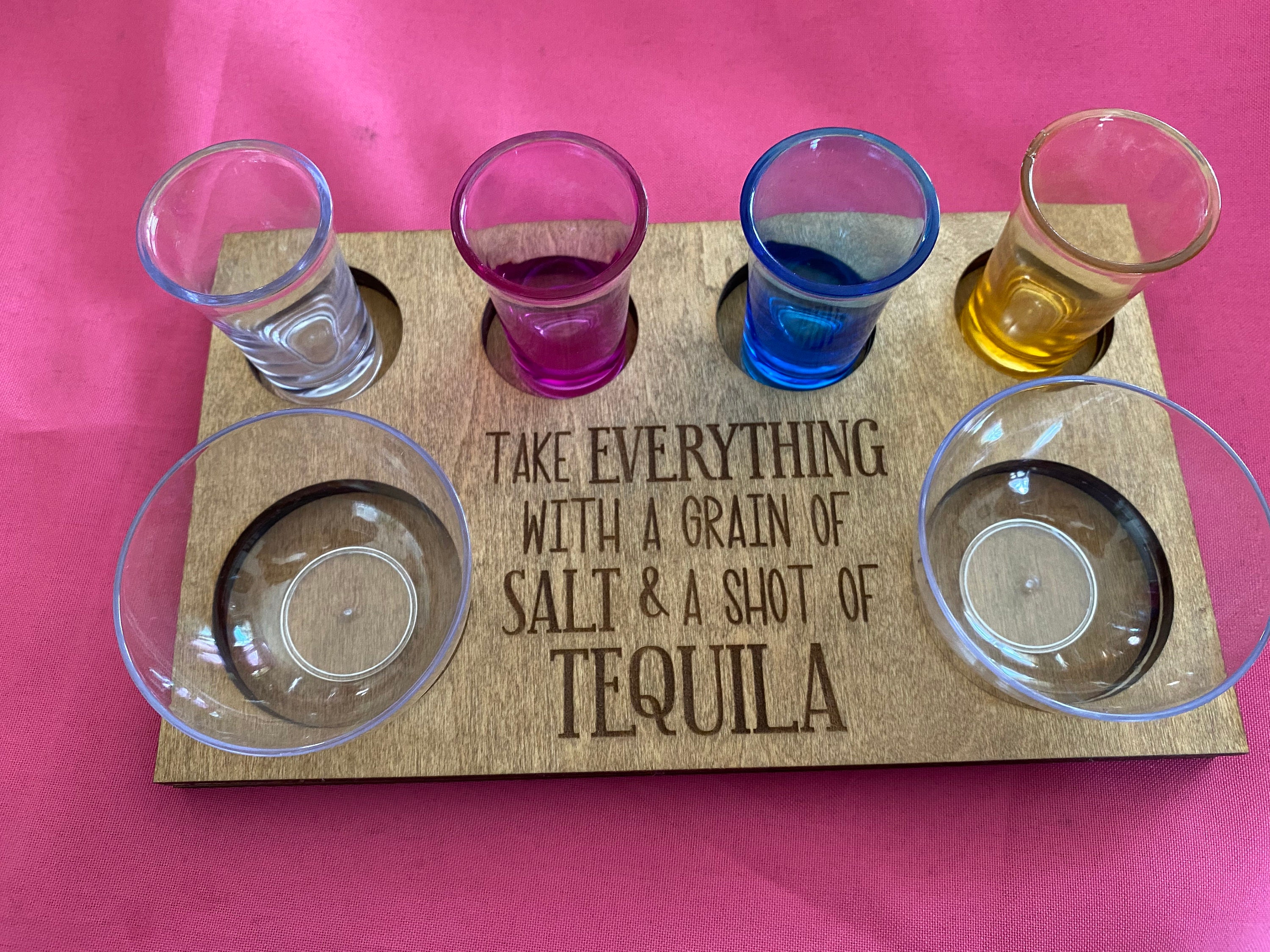 Tequila Serving Board Etsy