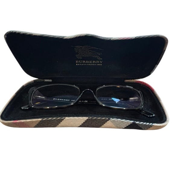 Burberry Tortoise Shell Brown Rectangle Eyeglass … - image 9