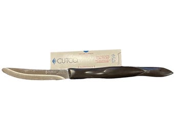 CUTCO 1759 JF Black Serrated Table Knife 3 1/4" Freshly Factory Sharpened