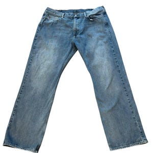 Jeans vintage Polo Ralph Lauren Classic Fit 867 da uomo, taglia 40x32, blu, in cotone.