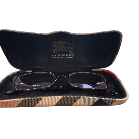 Burberry Tortoise Shell Brown Rectangle Eyeglass … - image 4