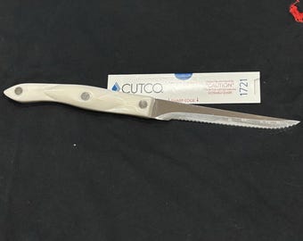 Cutco Chef's Trimmer Knife White Pearl 1721 Factory Sharpened