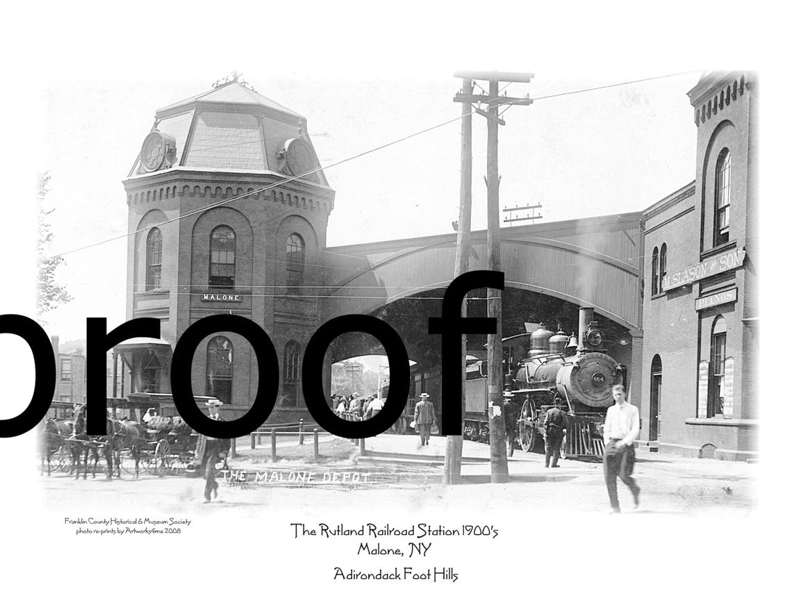 CFRR Building Dept Behind Methodist Church Malone NY 5 Etsy