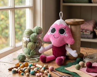 Dandys World Brightney Plush Toy Cute Pink Lamp Stuffed Animal Horror Game Kawaii Gamer Gift Kids Room Decor Custom Soft Anime Plushie