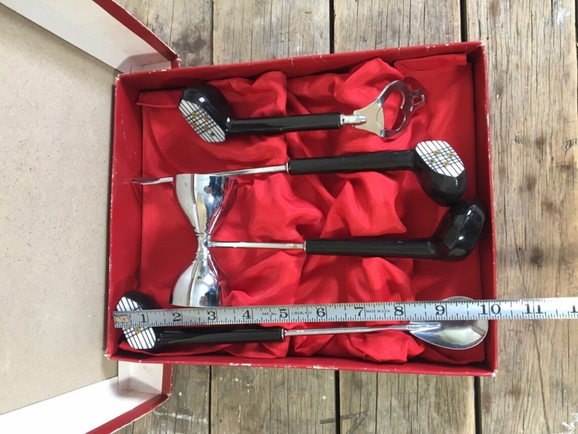 Golf Club Bar Set Etsy