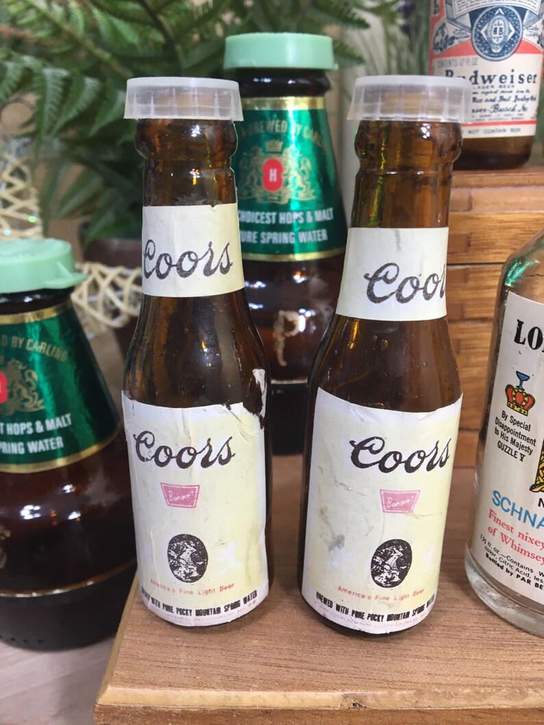 Liquor Bottle Salt and Pepper Shaker Collection Instant Lot Etsy