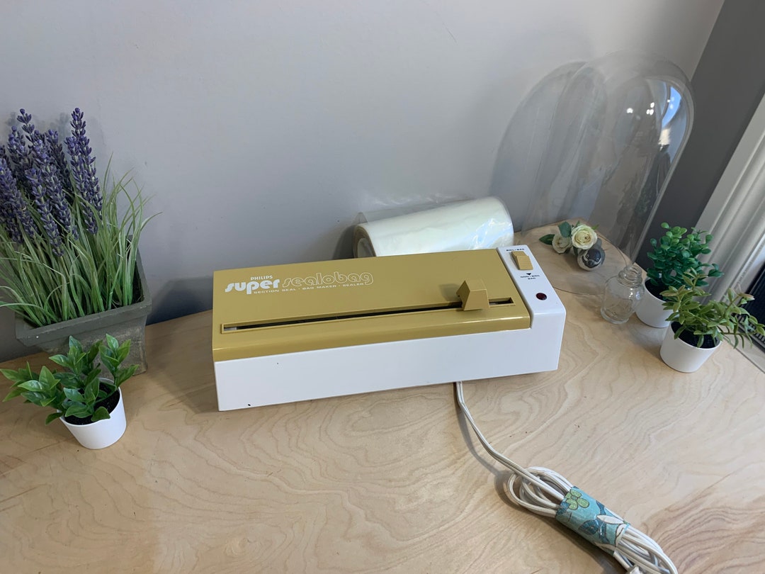Vintage Electric Bag Sealer Philips Super Sealobag Etsy