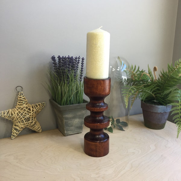 Turned Candle Holder Etsy