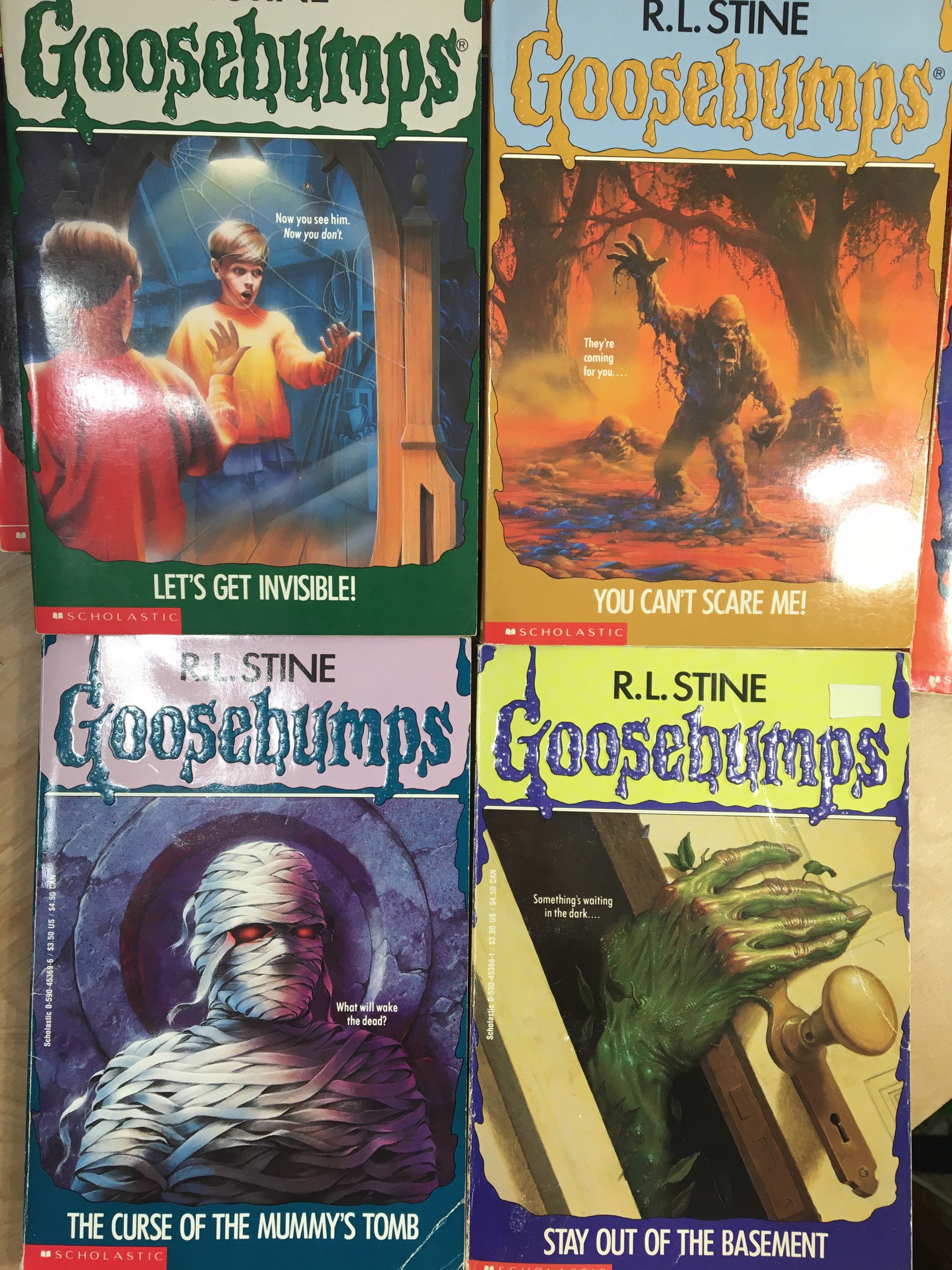 Goosebumps Books Pick a Book R. L. Stine Kids Books Etsy