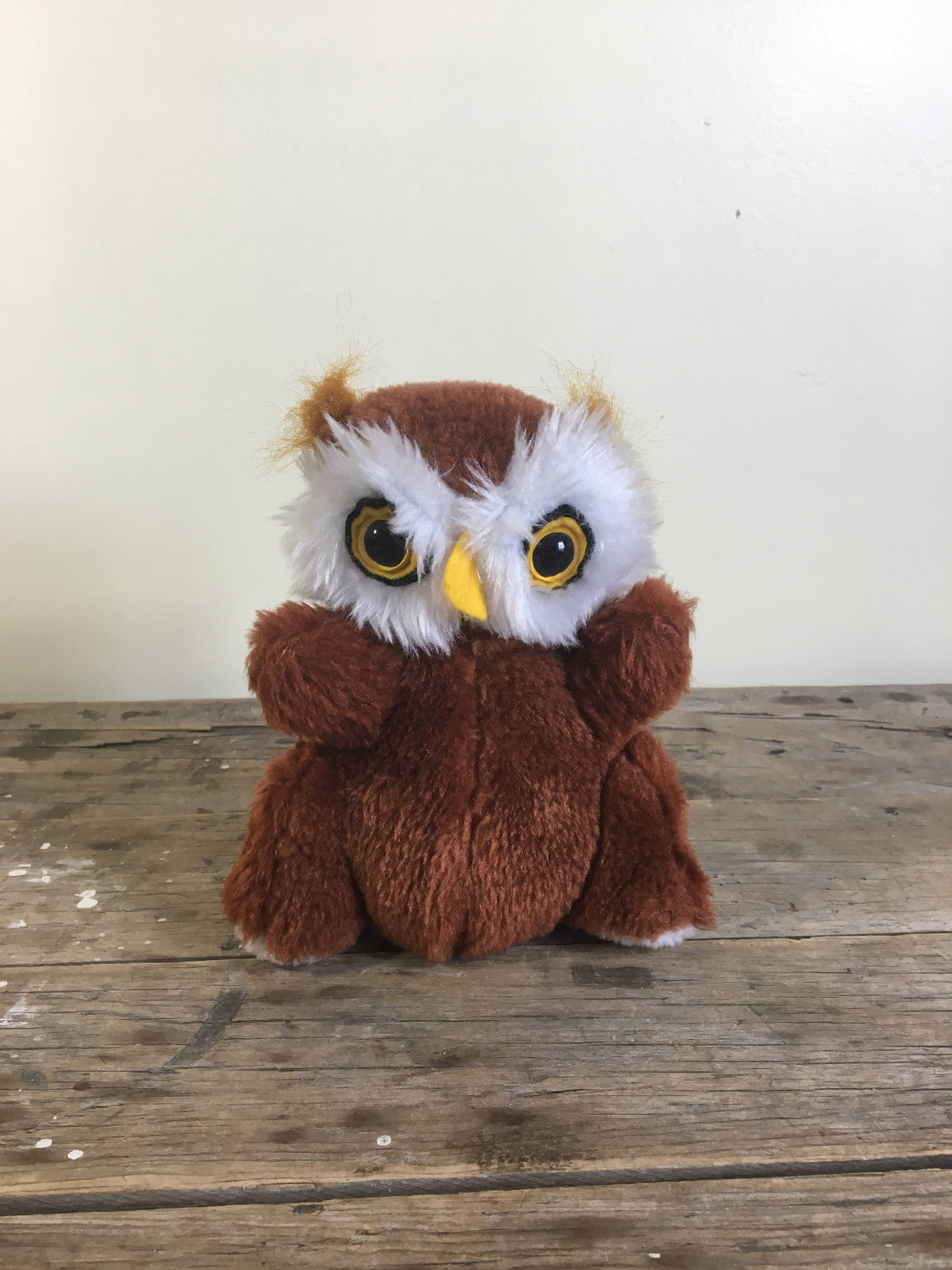 small owl stuffed animal