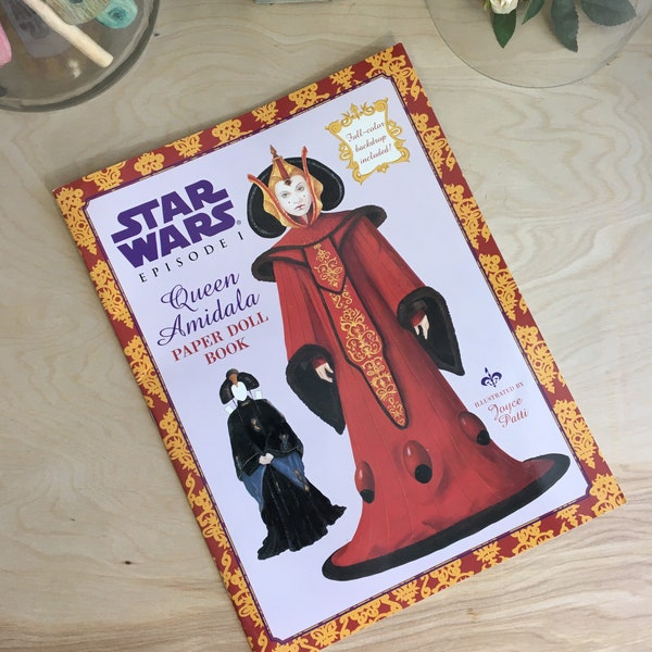 Star Wars Episode 1 Queen Amidala Paper Doll Book