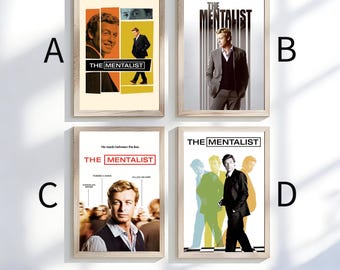 The Mentalist (2008) Movie Posters---Frameless Canvas Posters,Room Decoration,High Quality Art Posters,Festival Gifts