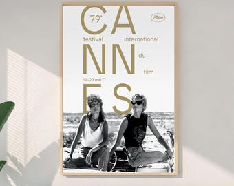 Locandine del Festival di Cannes 2026 --- Poster su tela senza cornice, decorazioni per la casa, poster artistici di alta qualità, regali per il festival