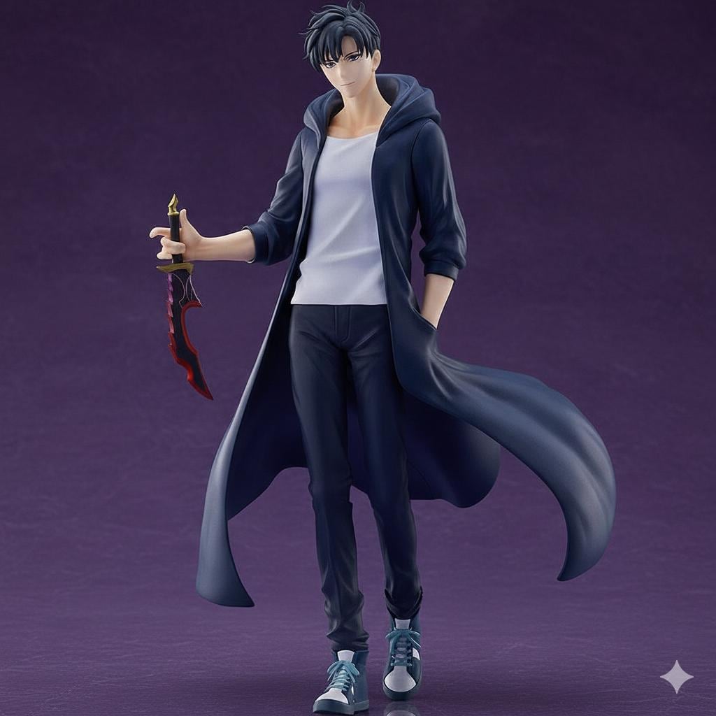 Solo Leveling Plüschfigur - Sung Jin Woo Sitting 30 cm