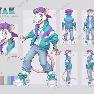 Opossum Furry, Anthro Opossum Fursona