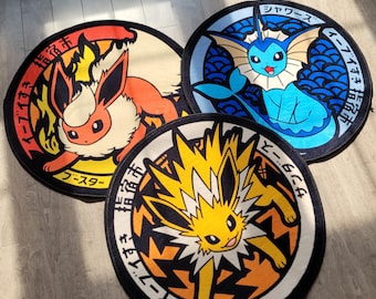 Eeveelution Anime Soft Polyester Rug