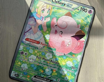 Lily's Fairy Trading Card Anime Soft Polyester Rug