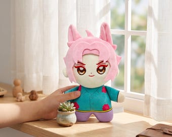 K-Pop Demon Hunters Pluszowa lalka Chibi Anime Huntrix Zabawka dla fanów