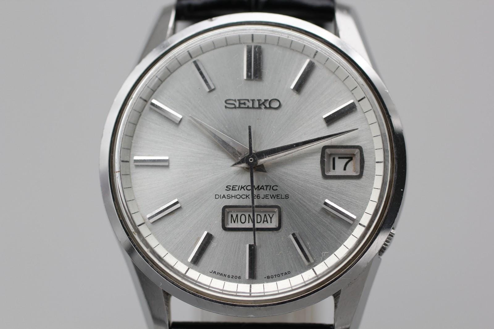 ◎⭐︎ SEIKOMATIC セイコー　6206-8080 DIASHOCK 時計 Seiko Seikomatic 6206-8080 Price as of May 2026 | WatchCharts