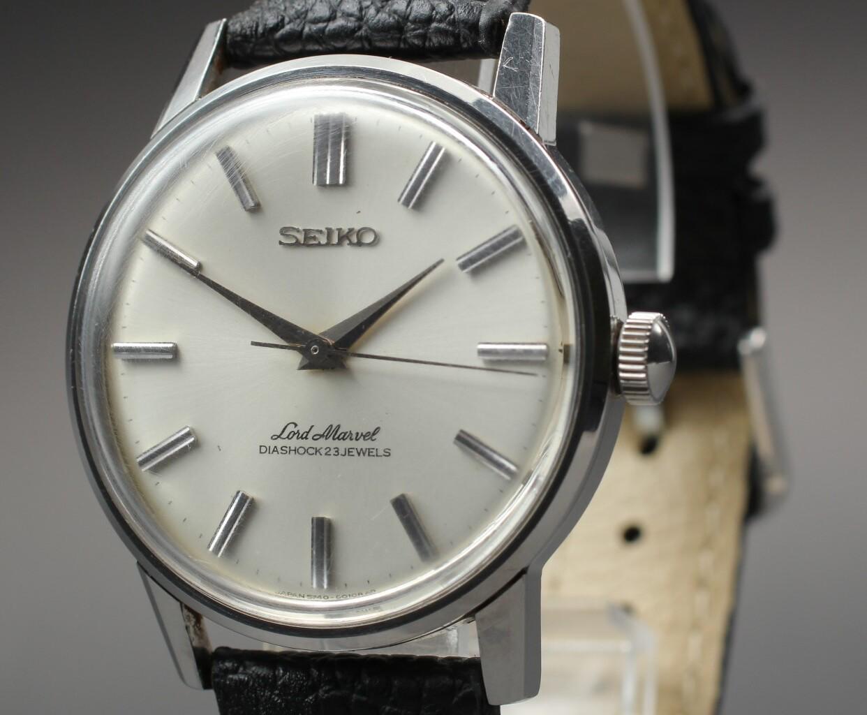 Vintage 1966 Seiko Lord Marvel 23jewels 5740-0010 Hand Winding 