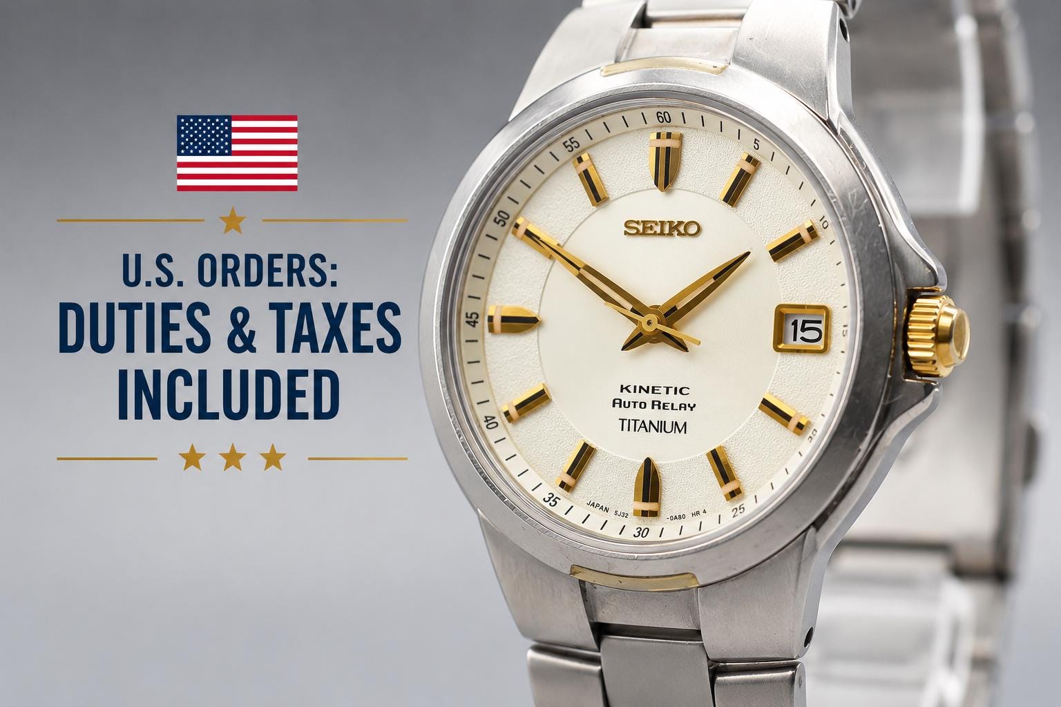 Seiko Kinetic Titanium Watch - Etsy Canada