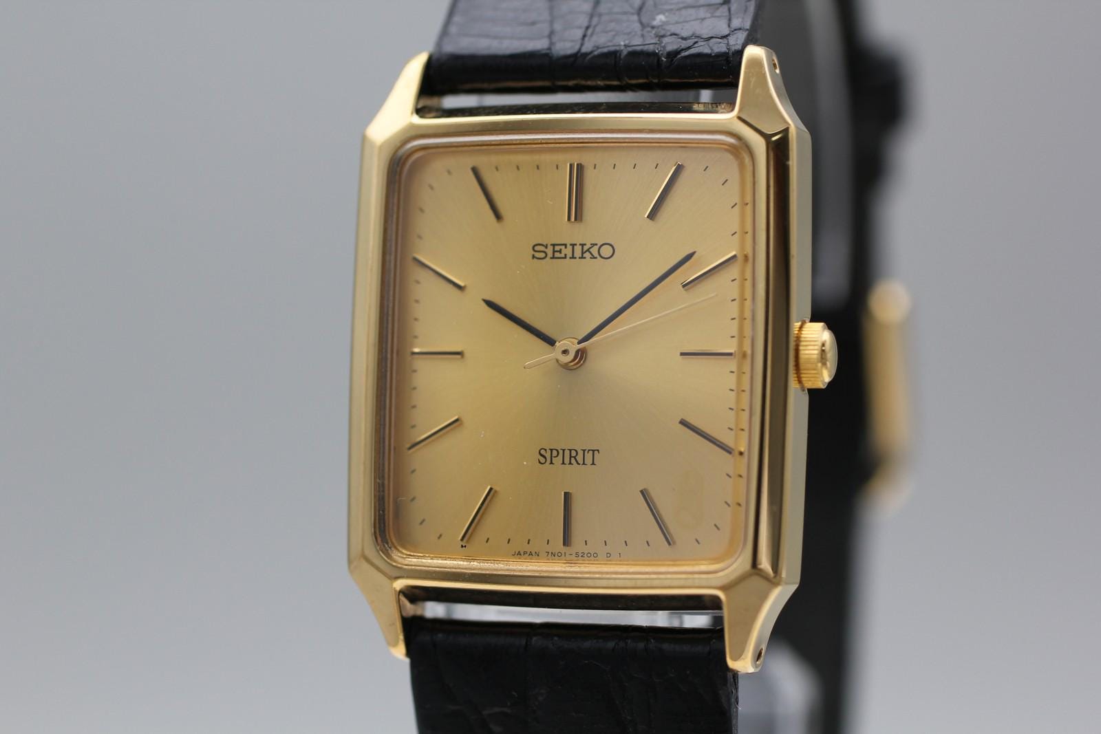 Seiko Spirit Tank - Etsy
