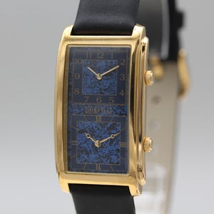 Mens Dual Time Vintage Watch Works New Battery Rare Buler Digi-Ana Quartz Watch Vintage Men main image 4