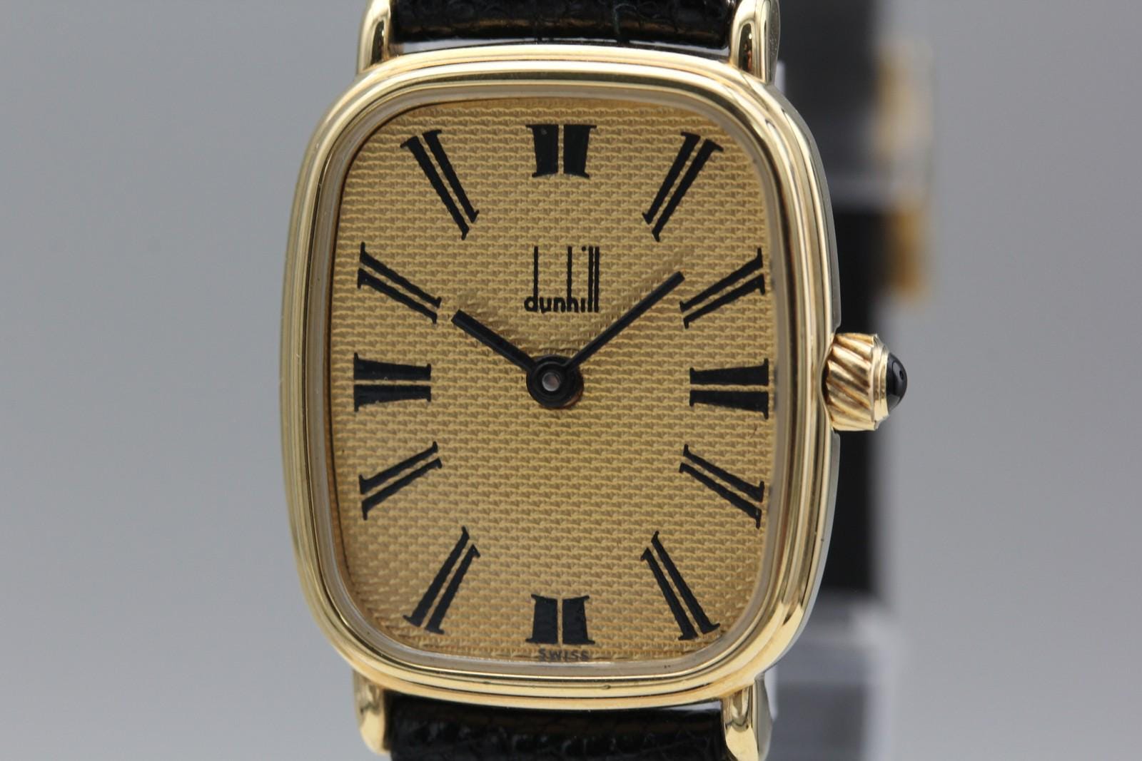 ダンヒル　ローマン　レザーベルト ホワイト文字盤 時計 Dunhill watches - Etsy 日本