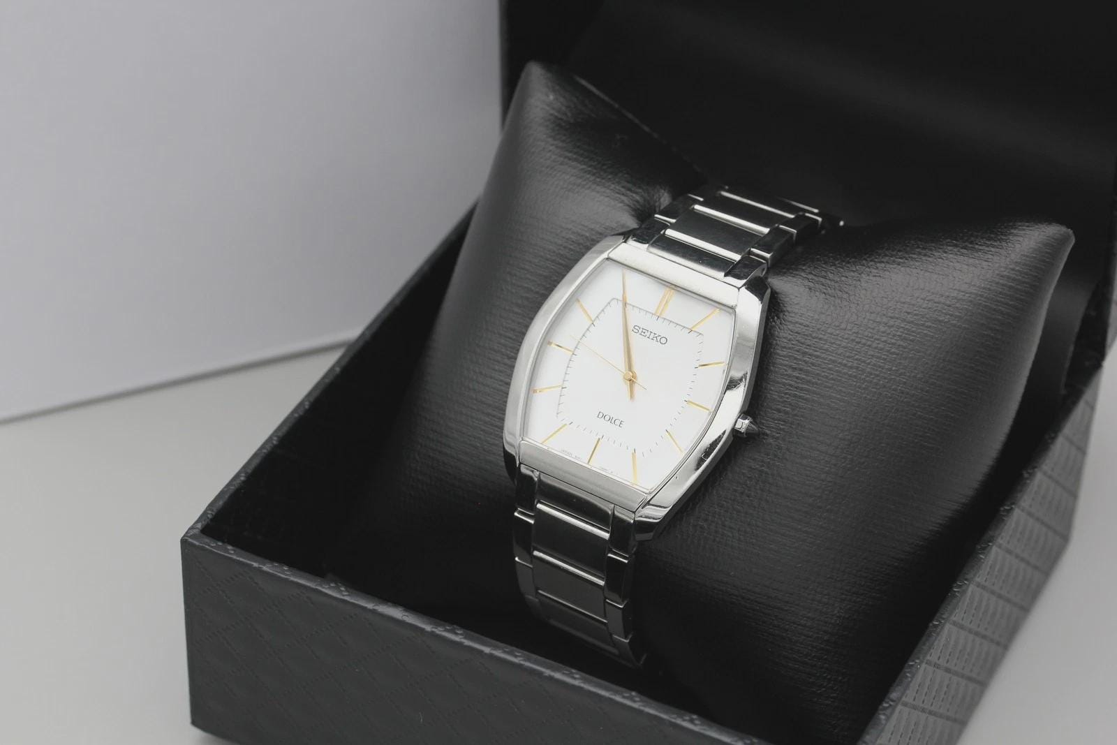 Seiko square watch men - Etsy 日本
