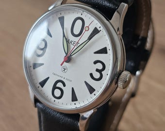 Raketa Big Zero Uhr, Vintage Mechanische Uhr der UdSSR, 39 mm Herrenuhr