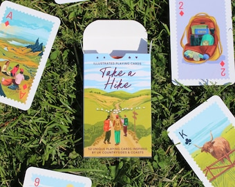 Take a Hike: Illustrated Playing Cards for Hikers (Pre-order)