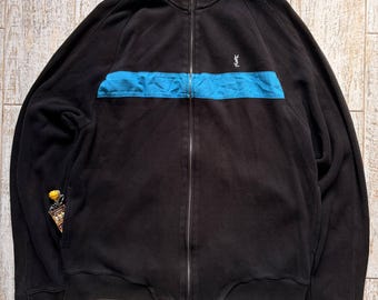 Vintage YSL Yves Saint Laurent Reversible Big Logo Jacket - Etsy
