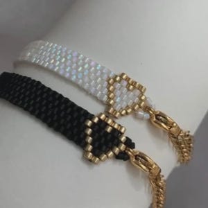 2 juegos de pulseras con código Morse con la palabra: "Amor"