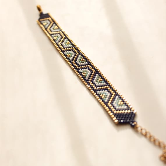 Miyuki Beaded Evil Eye Bracelet