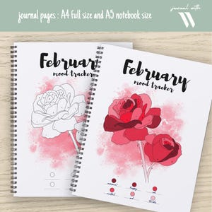 February Mood Tracker Printable | Monthly Mood Chart
