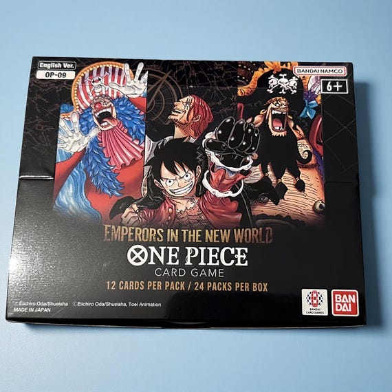 op09 booster box english One Piece TCG OP-09 The New Emperor Japanese 09 Emperors In The New World Configuration One Piece Trading Cards One